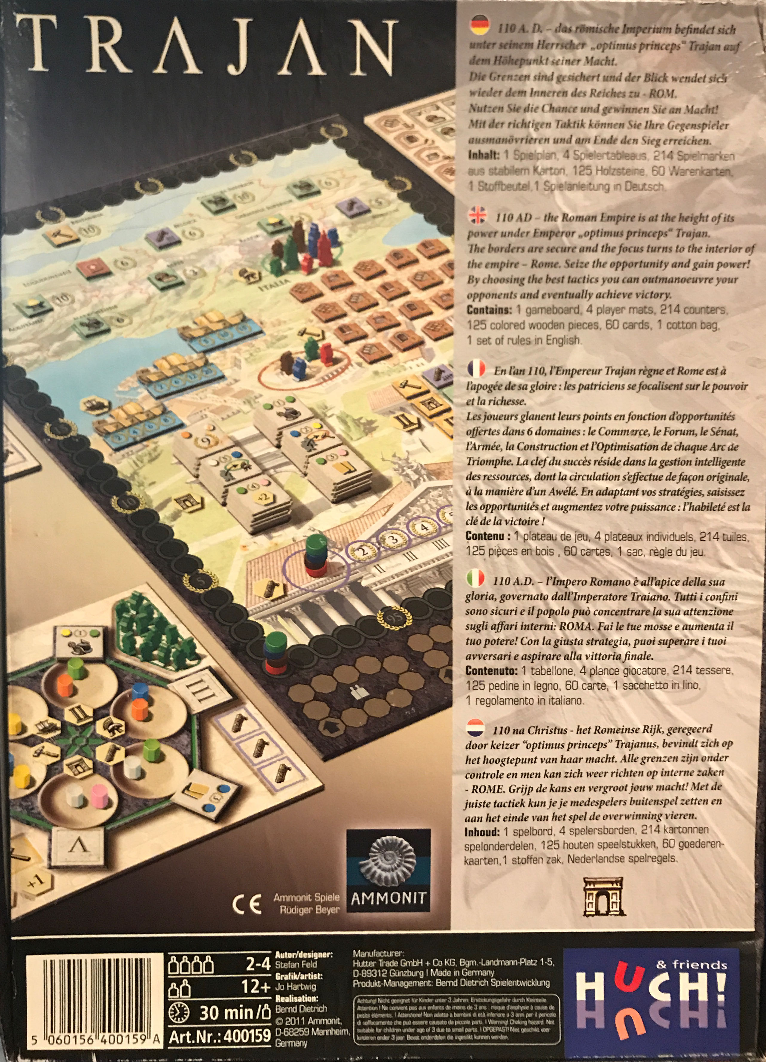 Trajan  (2-4) board game collectible [Barcode 5060156400159] - Main Image 4