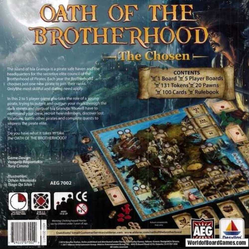 Oath Of The Brotherhood: The Chosen  (2-5) board game collectible [Barcode 5202276105679] - Main Image 3