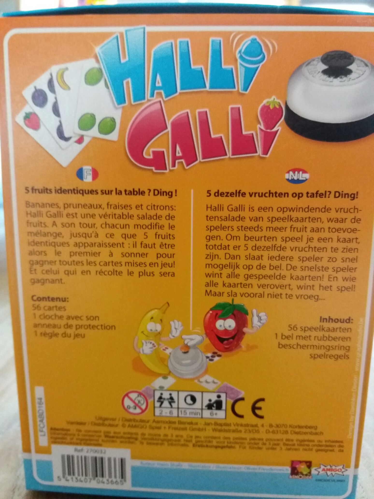 Halli Galli  (6) board game collectible [Barcode 5413407043665] - Main Image 2