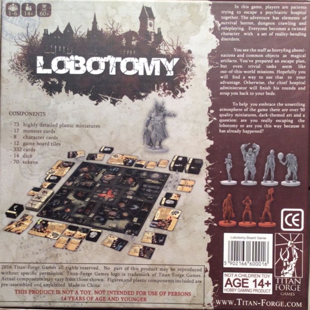 Lobotomy  (1 - 6) board game collectible [Barcode 5902166600016] - Main Image 2