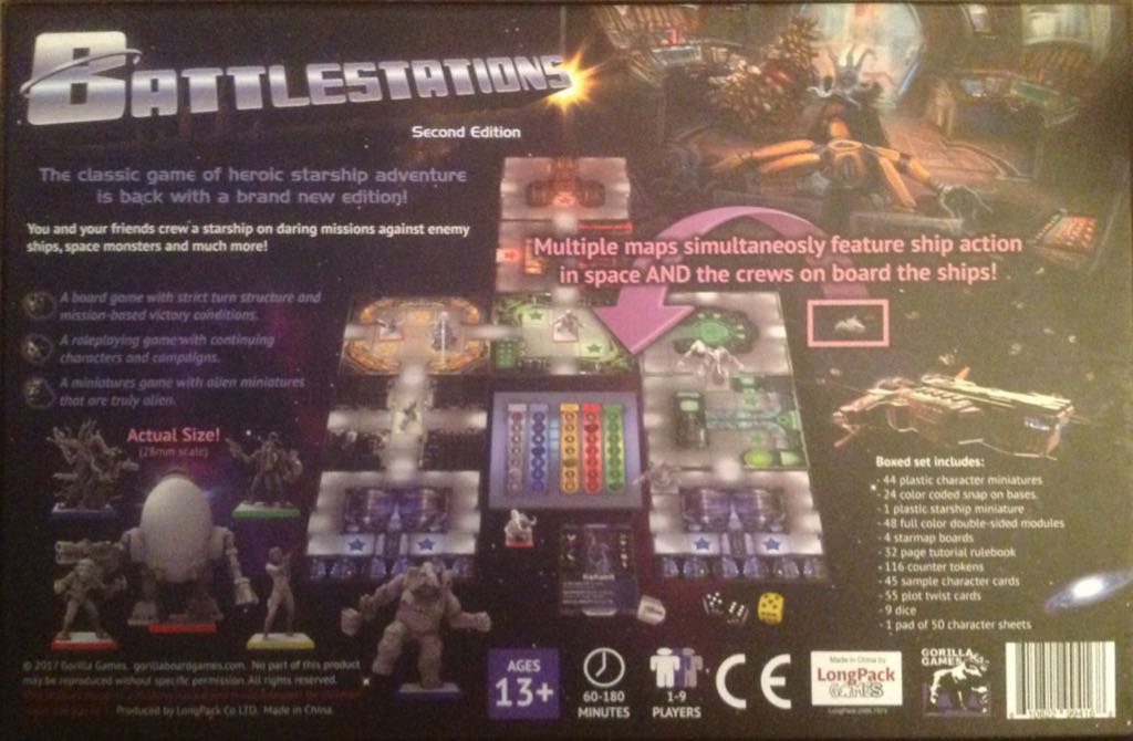 Battle stations - Second Edition   (2-9) board game collectible [Barcode 610822994168] - Main Image 2