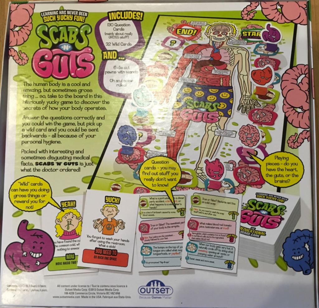 Scabs N Guts  (2+) board game collectible [Barcode 625012133319] - Main Image 2