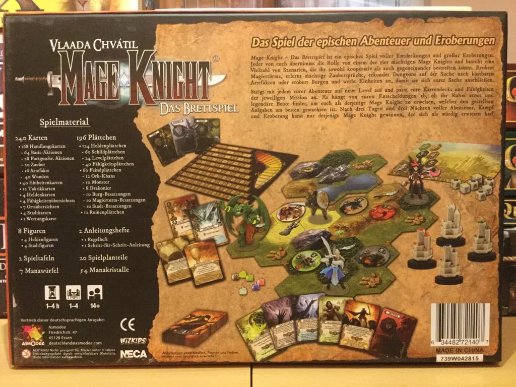 Mage Knight  (1-5) board game collectible [Barcode 634482721407] - Main Image 2