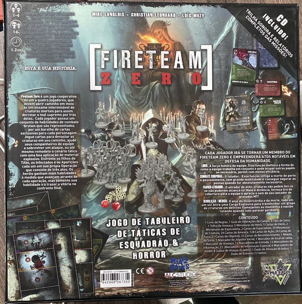 Fireteam Zero  (1-4) board game collectible [Barcode 642968067352] - Main Image 4