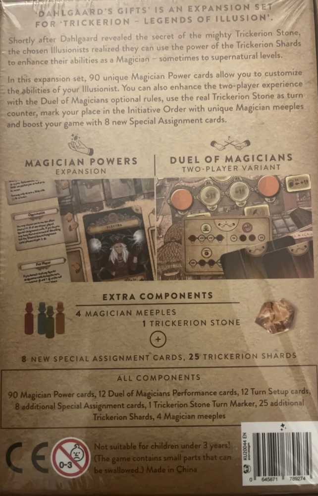 Trickerion: Dahlgaard’s Gifts  (2-4) board game collectible [Barcode 645871789274] - Main Image 2