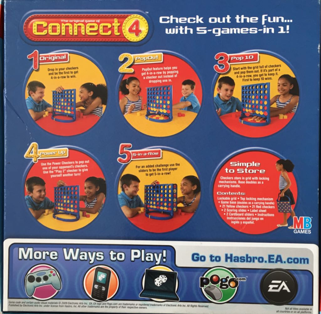 Connect 4  (2) board game collectible [Barcode 653569442417] - Main Image 2