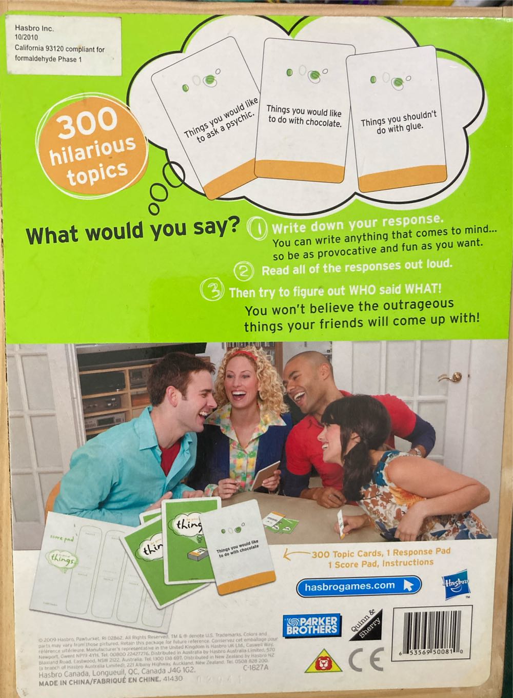 Game Of Things  (4+) board game collectible [Barcode 653569500810] - Main Image 3