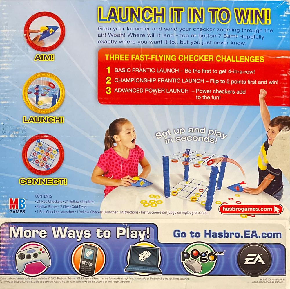 Connect 4 Launchers  (2) board game collectible [Barcode 653569581420] - Main Image 2