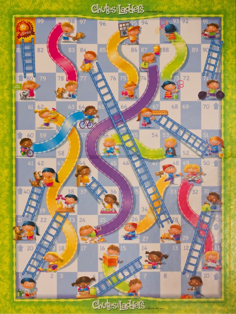Chutes And Ladders  (2-3) board game collectible [Barcode 653569868187] - Main Image 2