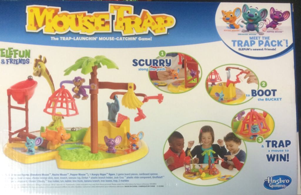 Mouse Trap Elefun & Friends  (2-3) board game collectible [Barcode 653569910732] - Main Image 2