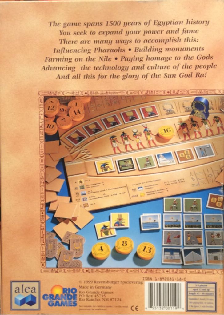 RA  (3-5) board game collectible [Barcode 655132001199] - Main Image 2