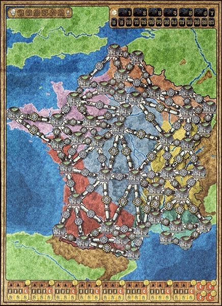 Power Grid Expansion France/Italy  (2-6) board game collectible [Barcode 655132002554] - Main Image 2