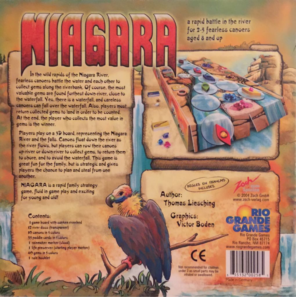 Niagara  (5) board game collectible [Barcode 655132002585] - Main Image 2