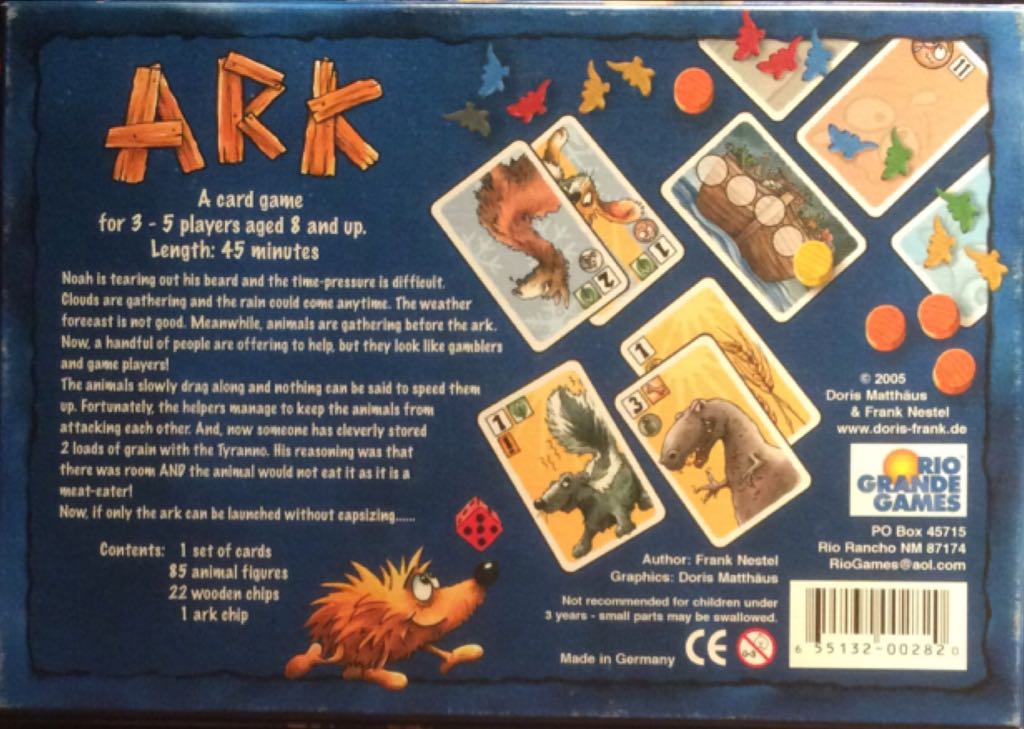 Ark  (3-5) board game collectible [Barcode 655132002820] - Main Image 2