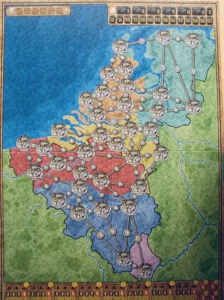 Power Grid Expansion Benelux/Central Europe  (2-6) board game collectible [Barcode 655132003056] - Main Image 3