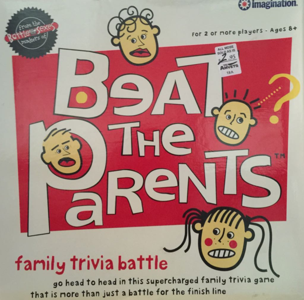Beat The Parents  (6) board game collectible [Barcode 669165000517] - Main Image 1