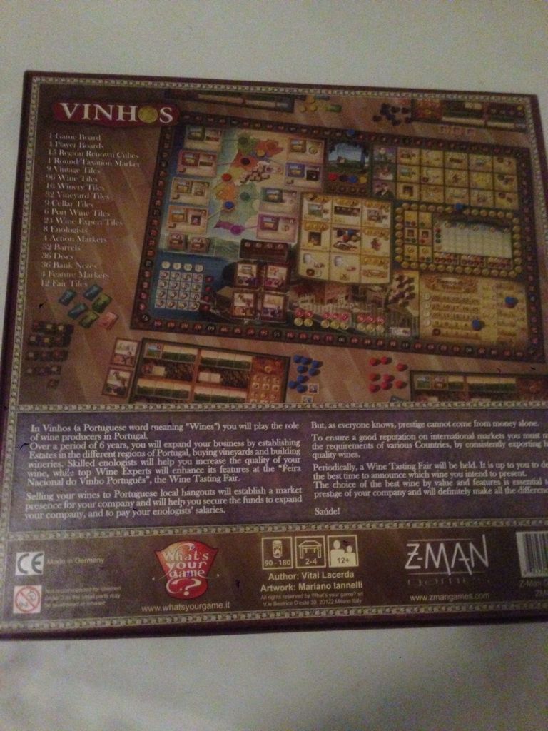 VINHOS  (2-4) board game collectible [Barcode 681706070803] - Main Image 2