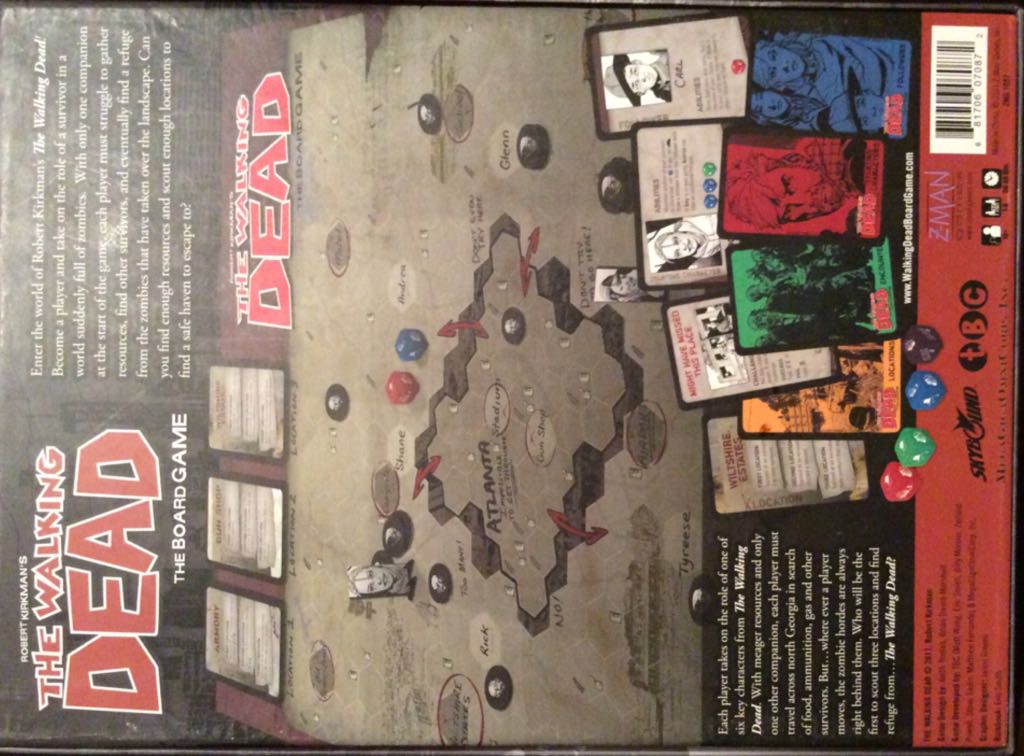 The Walking Dead  (1-6) board game collectible [Barcode 681706070872] - Main Image 2