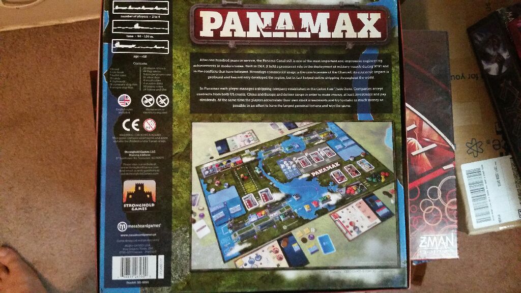 Panamax  (2-4) board game collectible [Barcode 696859265600] - Main Image 2