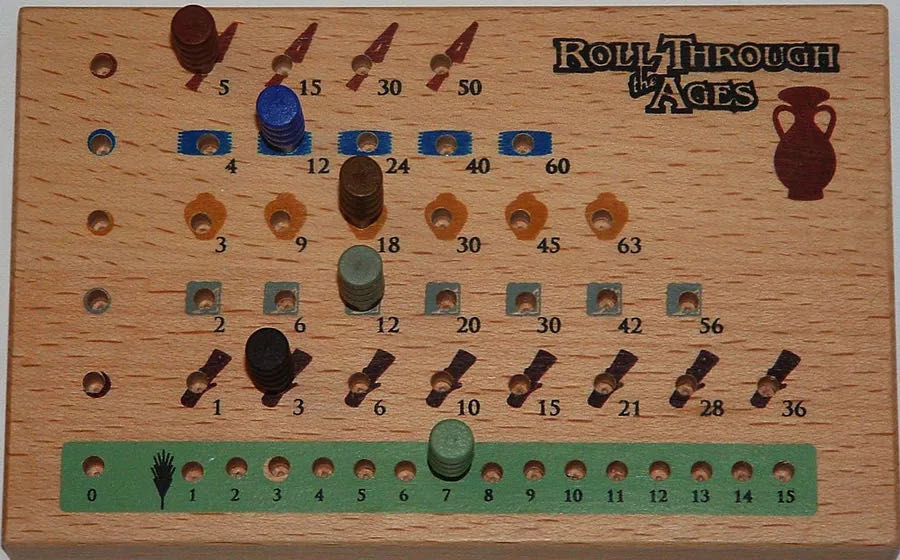 Roll Through The Ages, The Bronze Age  (1-4 Players) board game collectible [Barcode 718122623143] - Main Image 4