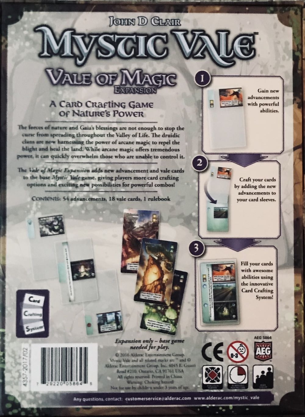 Mystic Vale: Vale of Magic  (2-4) board game collectible [Barcode 729220058645] - Main Image 2