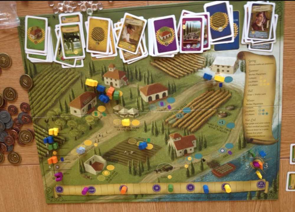 Viticulture: Essential Edition  (6) board game collectible [Barcode 748252980618] - Main Image 3