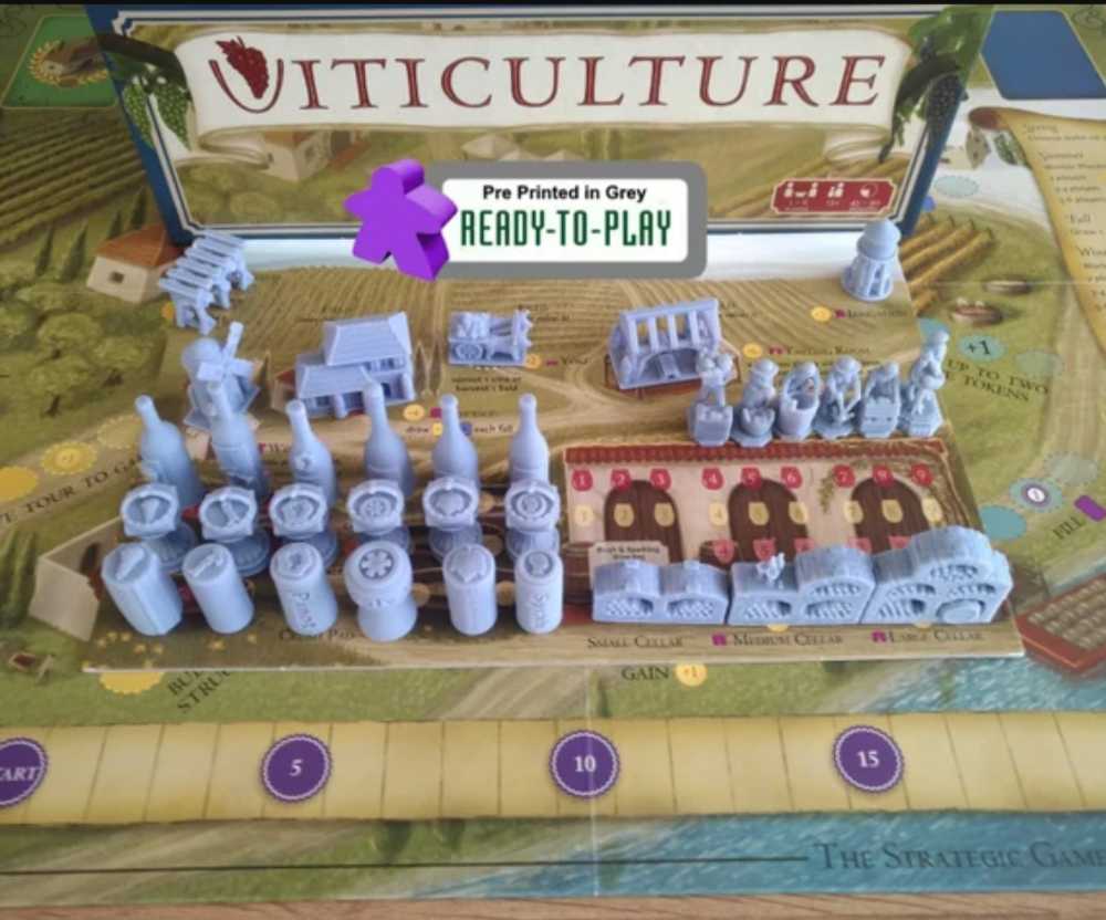 Viticulture: Essential Edition  (6) board game collectible [Barcode 748252980618] - Main Image 4
