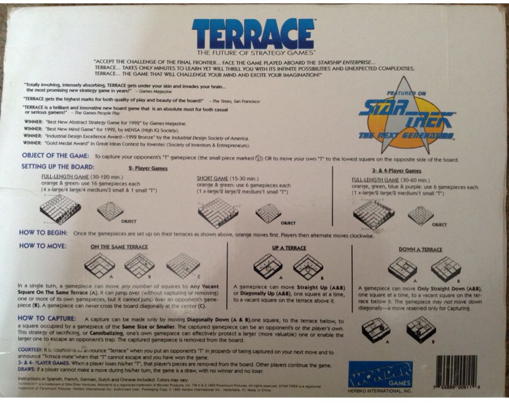 Terrace  (2-4) board game collectible [Barcode 755899009114] - Main Image 2