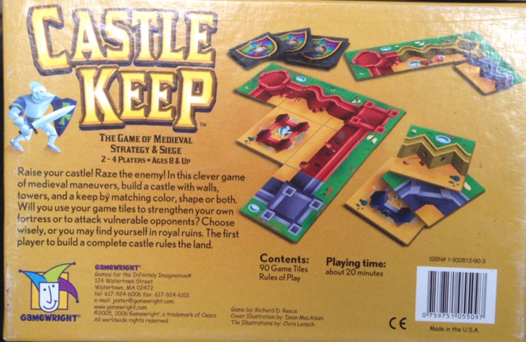 Castle Keep  (2-4) board game collectible [Barcode 759751055097] - Main Image 2