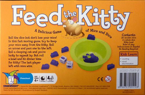 Feed The Kitty  (2-5) board game collectible [Barcode 759751055103] - Main Image 2