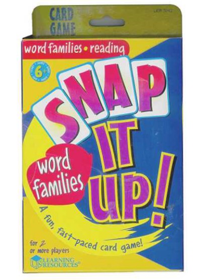 Snap It Up Word Families  (8) board game collectible [Barcode 765023030433] - Main Image 3