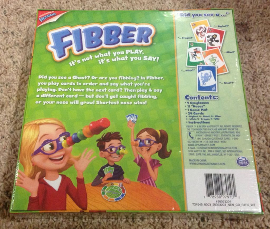 Fibber  (3-4) board game collectible [Barcode 778988979105] - Main Image 2