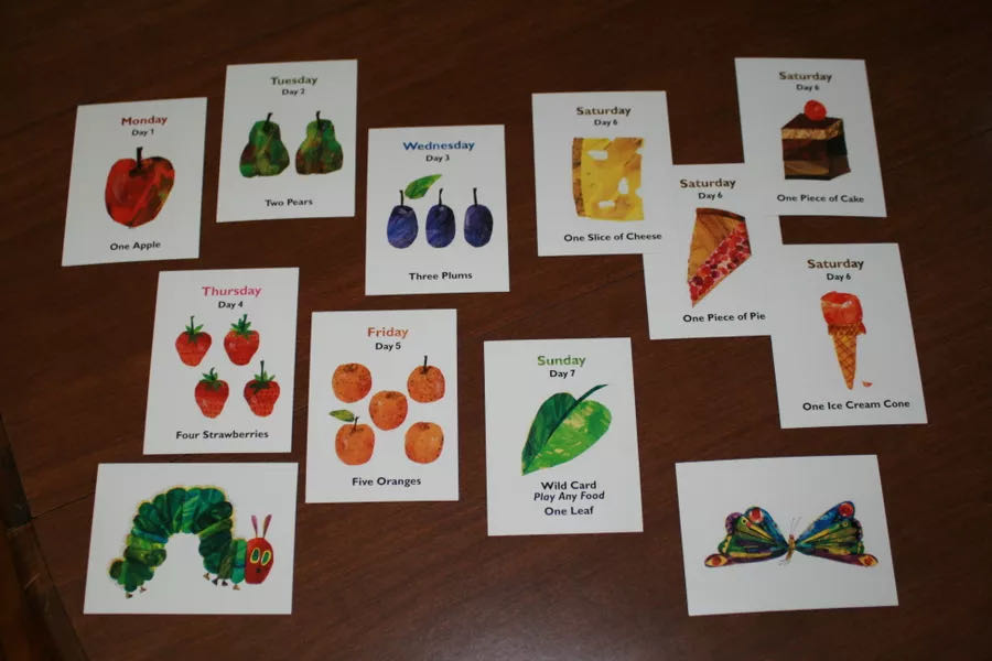 The Very Hungry Caterpillar Card Game  (2-4) board game collectible [Barcode 794764012675] - Main Image 3