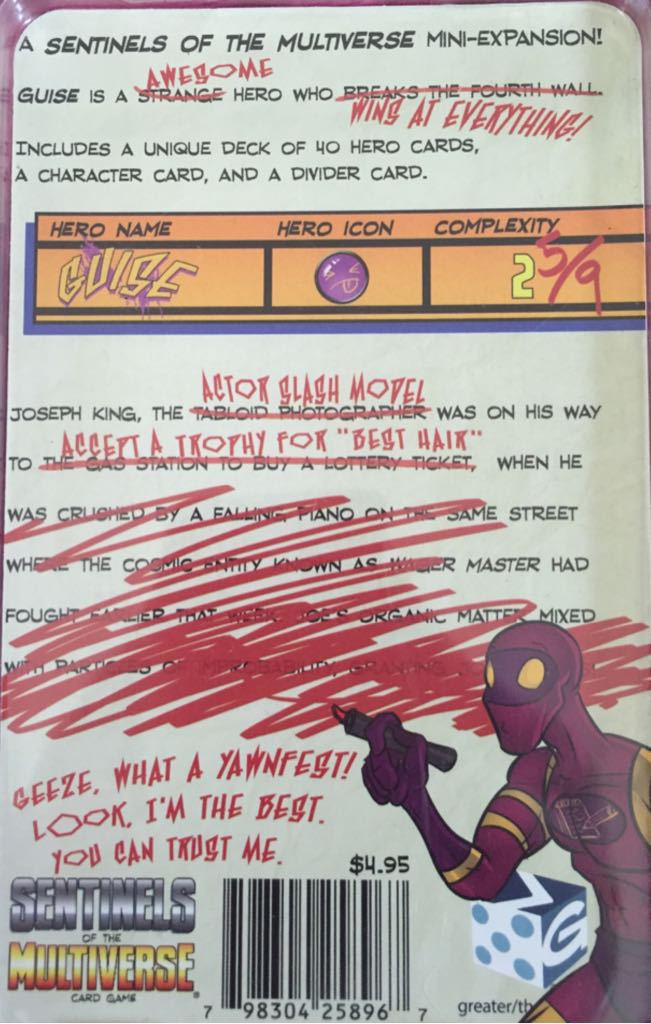 Guise - Hero Mini-Expansion  (1-5) board game collectible [Barcode 798304258967] - Main Image 2