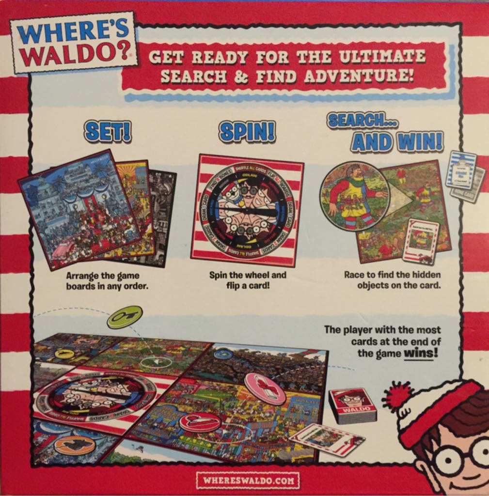 Where’s Waldo Join The Search  (6) board game collectible [Barcode 801561300284] - Main Image 2