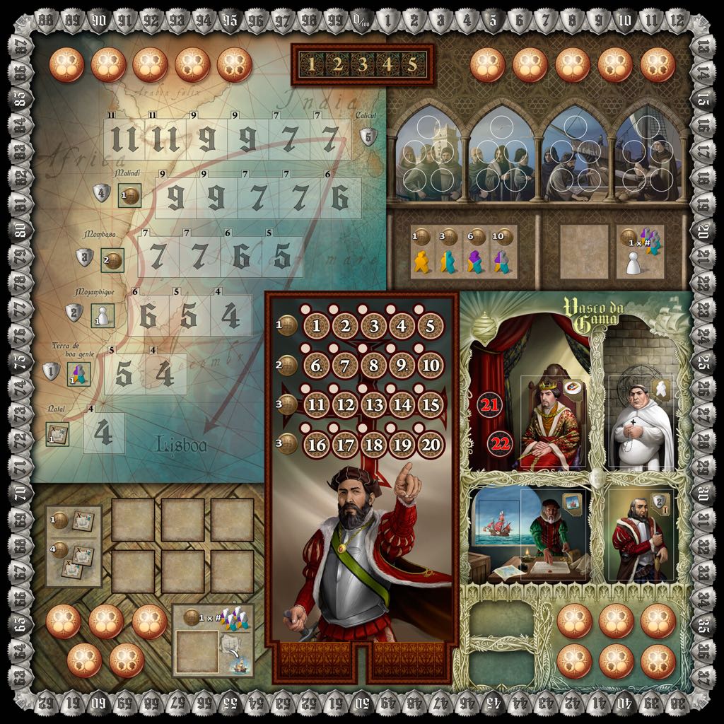 Unbekannt Huch & Friends 40074 Vasco da Gama  (2-4) board game collectible [Barcode 8032998040074] - Main Image 2