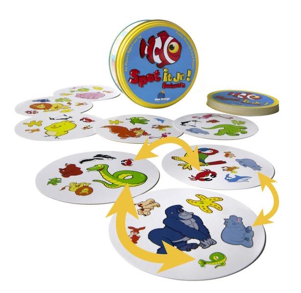 Spot It Jr.: Animals  (2-6) board game collectible [Barcode 803979004143] - Main Image 3