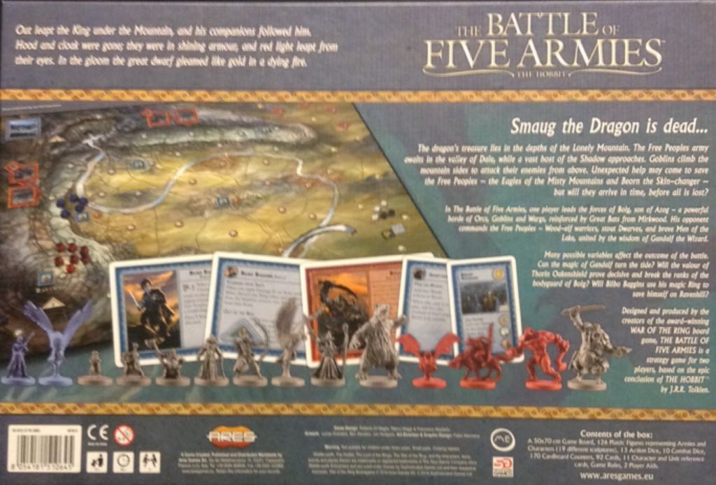 The Battle Of Five Armies  (2) board game collectible [Barcode 8054181510645] - Main Image 2