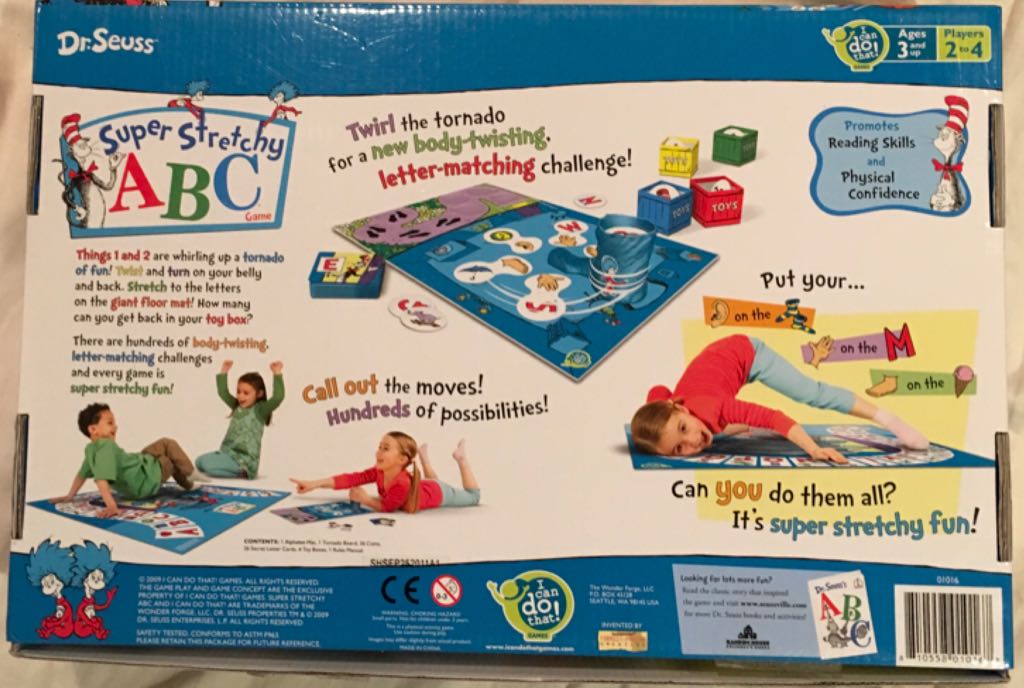 Super Stretchy ABC Dr. Seuss  (2-4) board game collectible [Barcode 810558010167] - Main Image 2
