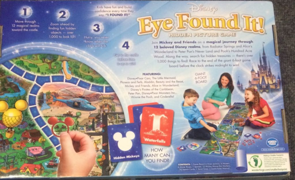 Eye Found It! Disney  (1-6) board game collectible [Barcode 810558011478] - Main Image 2