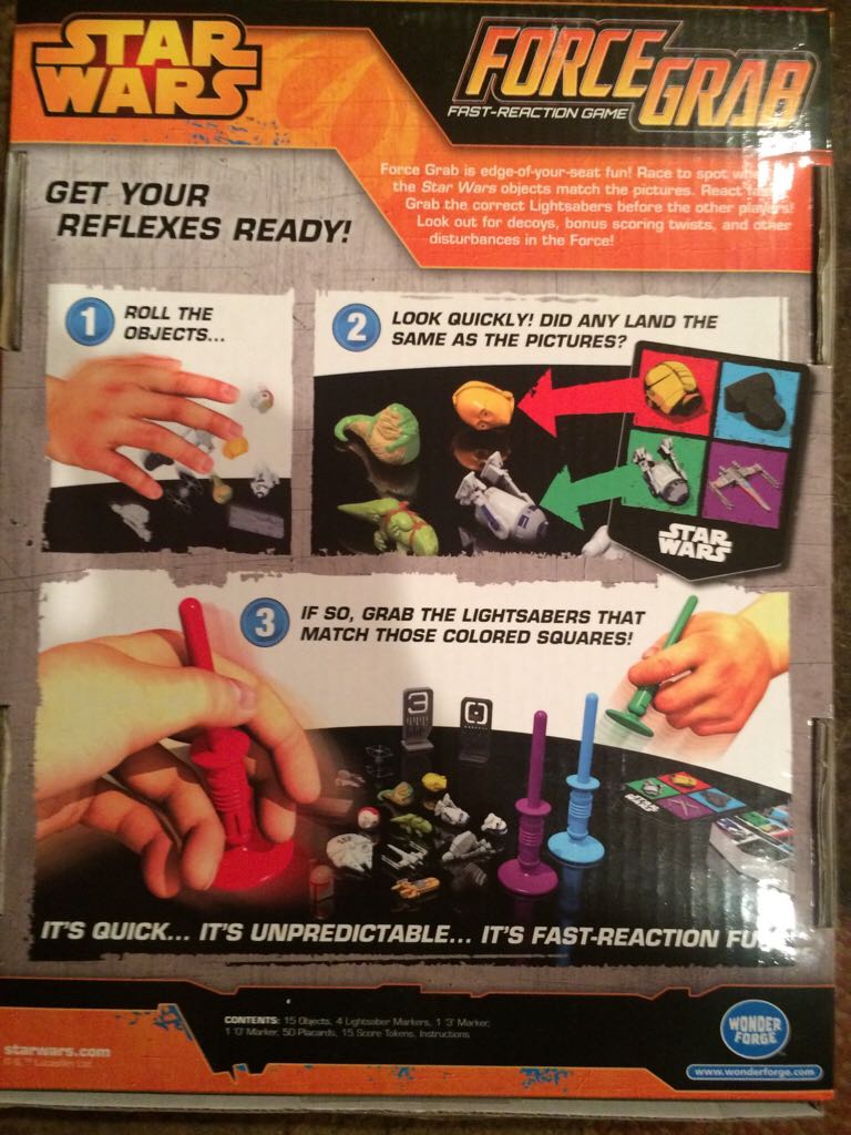 Star Wars: Force Grab  (2-6) board game collectible [Barcode 810558012505] - Main Image 2