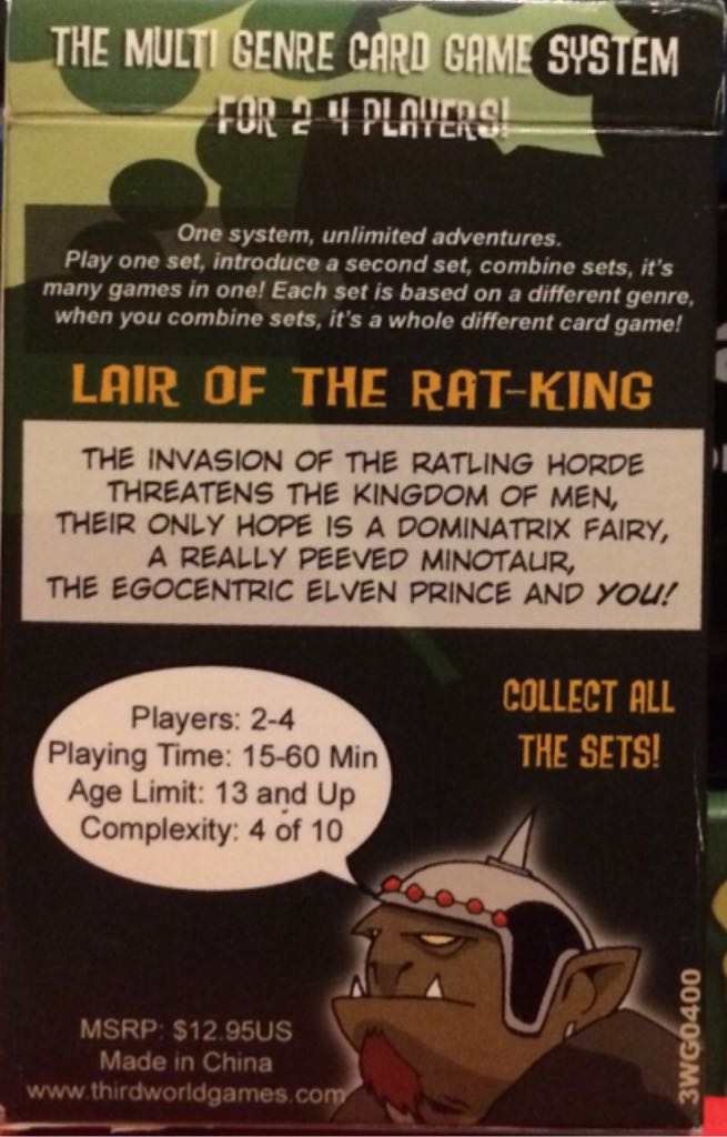 Portable Adventures: Set 01, Lair of the Rat-King  (2-4) board game collectible [Barcode 814297004005] - Main Image 2
