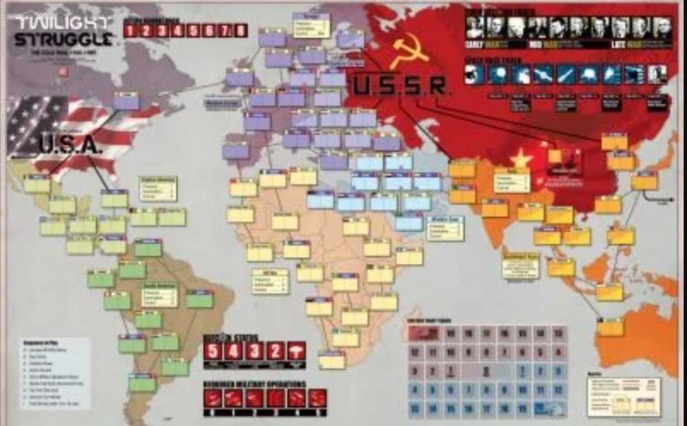 Twilight Struggle  (2) board game collectible [Barcode 817054010271] - Main Image 4