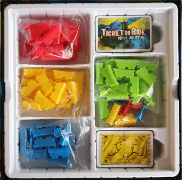 Ticket To Ride - First Journey  (2-4) board game collectible [Barcode 824968201251] - Main Image 4