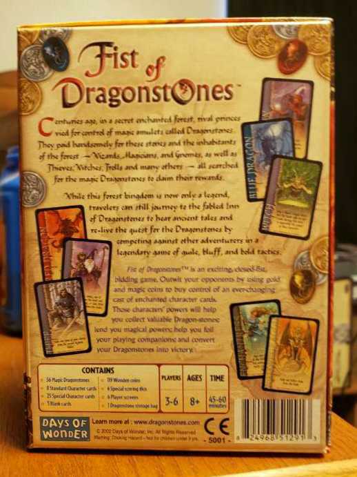 Fist Of Dragonstones  (3-6) board game collectible [Barcode 824968512913] - Main Image 2