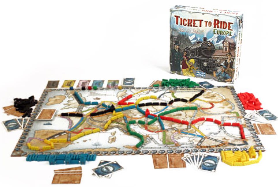 Ticket to Ride  (2-5) board game collectible [Barcode 824968717516] - Main Image 2