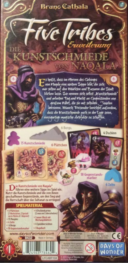 Five Tribes: The Artisans of Naqala  (2-6) board game collectible [Barcode 824968784624] - Main Image 2