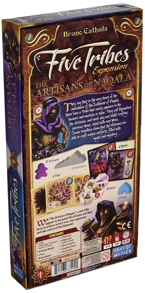 Five Tribes: Artisans Of Naqala  (2 to 4) board game collectible [Barcode 824968784921] - Main Image 2