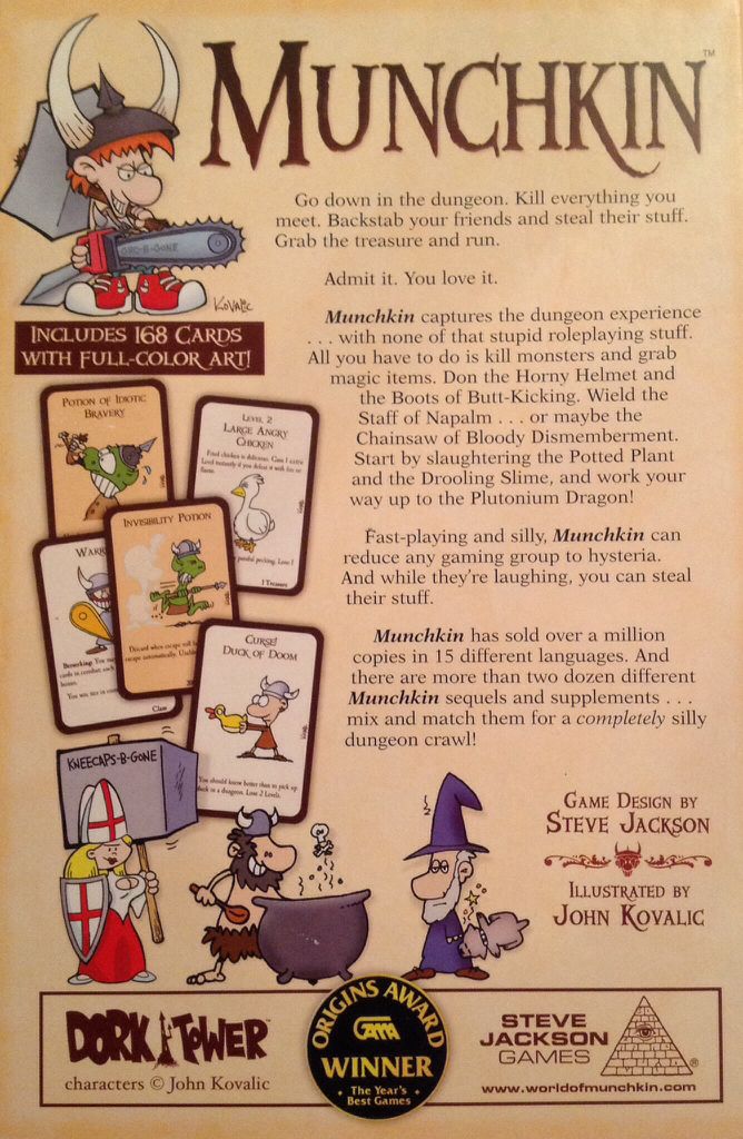 Munchkin  (3-6) board game collectible [Barcode 837654320310] - Main Image 2