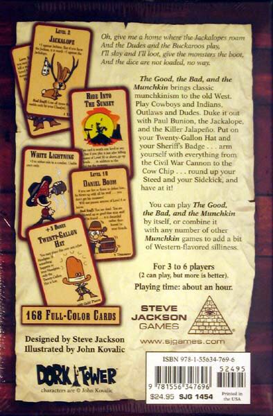 Good The Bad And The Munchkin, The  (3-6) board game collectible [Barcode 837654320778] - Main Image 2